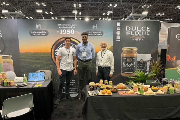 This was our booth at the 2022 Summer Fancy Food Show!